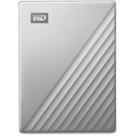 WD My Passport Ultra WDBPMV0040BSL 4 TB Portable Hard Drive - External - Silver