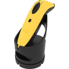 Socket Mobile SocketScan S730, Laser Barcode Scanner, Yellow & Black Charging Dock