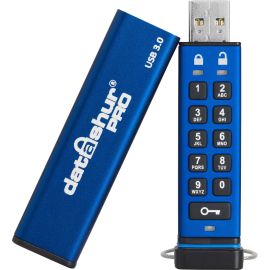 iStorage datAshur PRO 8 GB | Secure Flash Drive | FIPS 140-2 Level 3 Certified | Password protected | Dust/Water Resistant | IS-FL-DA3-256-8