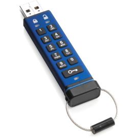 iStorage datAshur PRO 64 GB | Secure Flash Drive | FIPS 140-2 Level 3 Certified | Password protected | Dust/Water Resistant | IS-FL-DA3-256-64