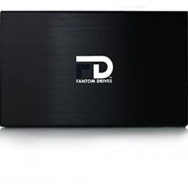 Fantom Drives 2TB External Hard Drive - GFORCE 3 Pro - 7200RPM, USB 3, Aluminum, Black, GF3B2000UP-G, Government Drop Ship Only