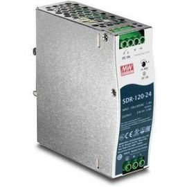 TRENDnet 120W, 24V, 5A AC to DC DIN-Rail Power Supply w/ PFC Function, TI-S12024