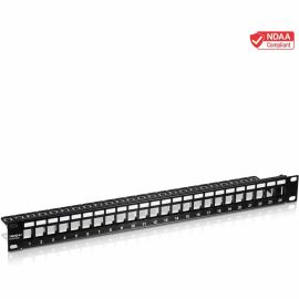 TRENDnet 24-Port Blank Keystone 1U Patch Panel, 1U 19