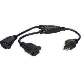 QVS 16 Inches OutletSaver AC Power Splitter Adaptor