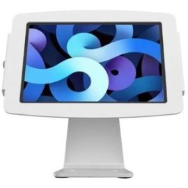 THIS COUNTERTOP STAND, FEATURING A SPACE IPAD ENCLOSURE, OFFERS FULL-SCREEN TILT