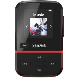 SanDisk Clip Sport Go 16 GB Flash MP3 Player - Red