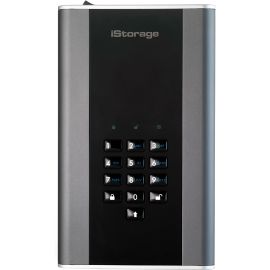 iStorage diskAshur DT2 4 TB Secure Encrypted Desktop Hard Drive | FIPS Level-3 | Password protected | Dust/Water Resistant. IS-DT2-256-4000-C-X