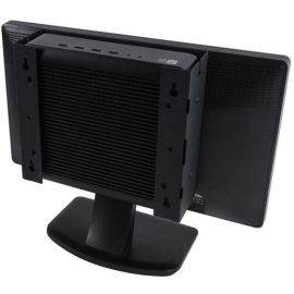 Rack Solutions Wall Mount for Thin Client, LCD Monitor - Black