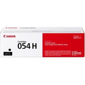 Canon 054H Original High Yield Laser Toner Cartridge - Black - 1 Pack