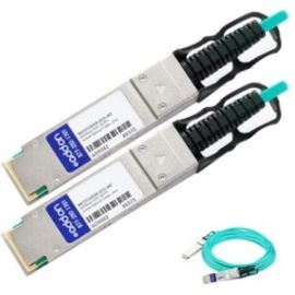 ADDON MELLANOX COMPATIBLE 40GBASE-AOC QSFP+ TO QSFP+ ACTIVE OPTICAL CABLE (850NM