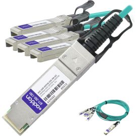 ADDON DELL COMPATIBLE TAA COMPLIANT 100GBASE-AOC QSFP28 TO 4XSFP28 ACTIVE OPTICA