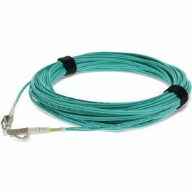 11M LC M/M OM4 AQUA FIBER LSZH PATCH CBL