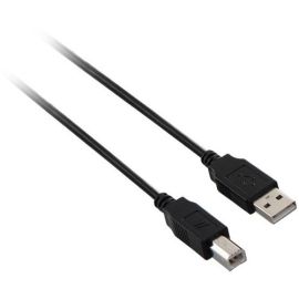 V7 Black USB Cable USB 2.0 A Male to USB 2.0 B Male 5m 16.4ft