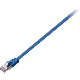 V7 Blue Cat6 Shielded (STP) Cable RJ45 Male to RJ45 Male 2m 6.6ft