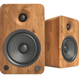 Kanto YU6 Bluetooth Speaker System - 100 W RMS - Walnut