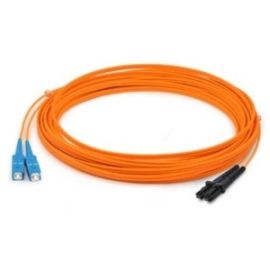 ADDON 5M SC (MALE) TO MTRJ (MALE) ORANGE OM1 DUPLEX FIBER TAA COMPLIANT OFNR (RI