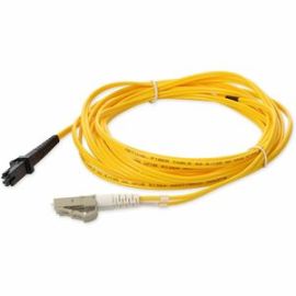 ADDON 4M LC/MT-RJ M/M YELLOW OM1 DUPLEX RISER-RATED FIBER PATCH CABLE