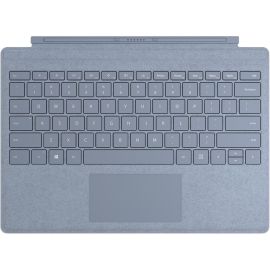 Microsoft- IMSourcing Signature Type Cover Keyboard/Cover Case Microsoft Surface Pro, Surface Pro 3, Surface Pro 4, Surface Pro 6, Surface Pro 7, Surface Pro (5th Gen) Tablet - Ice Blue