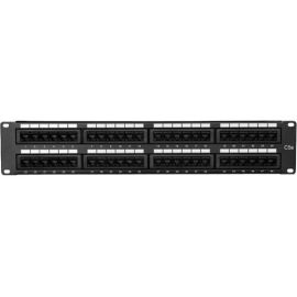 ENET 48 Port Cat5E Patch Panel 1RU Rack Mount