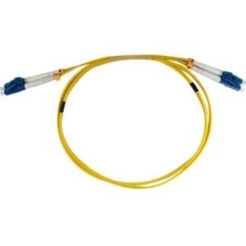 10M FIBER PATCH CORD SINGLEMODE 2MM YELLOW JKT DUPLEX LC