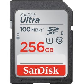 SANDISK ULTRA SDHC MEMORY CARD, 256GB, SDSDUNR-256G-AN6IN, C10, U1, UHS, 100MB/