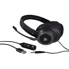 V7 Premium Over-Ear Stereo Headset with Boom Mic