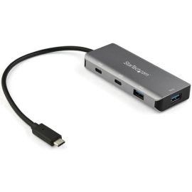 StarTech.com 4 Port USB C Hub - 2x USB A & 2x USB-C SuperSpeed 10Gbps - USB Bus Powered Type-C 3.2 Gen 2 Adapter Hub - 9.8