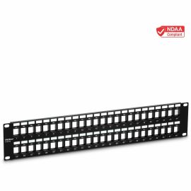 TRENDnet 48-Port Blank Keystone 2U HD Patch Panel, 2U 19