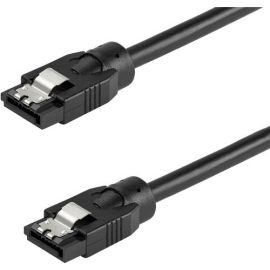 StarTech.com 0.6 m Round SATA Cable - Latching Connectors - 6Gbs SATA Cord - SATA Hard Drive Power Cable - (SATRD60CM)