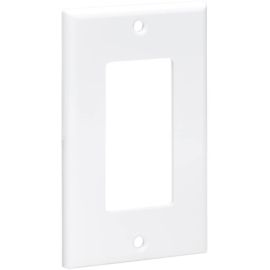 Tripp Lite by Eaton Single-Gang Faceplate, Decora Style - Vertical, White