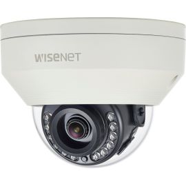 Wisenet HCV-7010R 4 Megapixel Outdoor HD Surveillance Camera - Color, Monochrome - Dome - Ivory