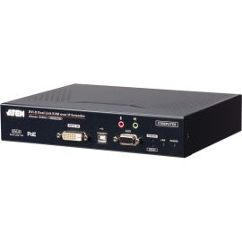 ATEN 2K DVI-D Dual-Link KVM over IP Transmitter with Dual SFP & PoE