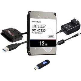 Fantom Drives 12TB 7200RPM Hard Drive Upgrade Kit with WD Ultrastar DC HC520 0F29590 (3.5