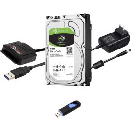 Fantom Drives FD 6TB Hard Drive Upgrade Kit with Seagate Barracuda ST6000DM003 (3.5