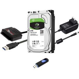 Fantom Drives 8TB Hard Drive Upgrade Kit with Seagate Barracuda ST8000DM004 (3.5