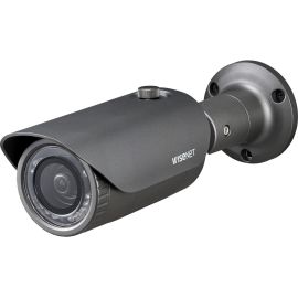 Wisenet HCO-7020R 4 Megapixel HD Surveillance Camera - Color, Monochrome - Bullet - Dark Gray