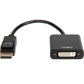 Rocstor Active DisplayPort to DVI Adapter - 4K@30Hz - Resolutions up to 3840x2160