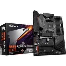 Aorus Ultra Durable B550 AORUS ELITE Desktop Motherboard - AMD B550 Chipset - Socket AM4 - ATX