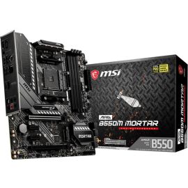 MSI MAG B550M MORTAR Desktop Motherboard - AMD B550 Chipset - Socket AM4 - Micro ATX