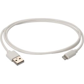 AddOn 1.0m (3.3ft) USB 2.0 (A) Male to Lightning Male White Cable