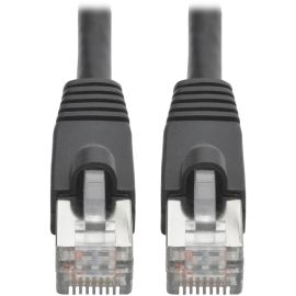 Eaton Tripp Lite Series Cat6a 10G Snagless Shielded STP Ethernet Cable (RJ45 M/M), PoE, Black, 2 ft. (0.61 m)