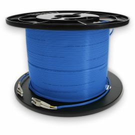 61M LC M/M OM4 BLUE FIBER PATCH CBL