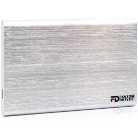 Fantom Drives 4TB Portable SSD - G31 - USB 3.2 Type-C, 560MB/s, Plug & Play for Mac, Aluminum, Silver, CSD4000S-M