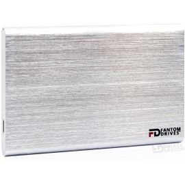 Fantom Drives 4TB Portable SSD - G31 - USB 3.2 Type-C, 560MB/s, Plug & Play for Windows, Aluminum, Silver, CSD4000S-W