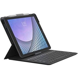 ZAGG - Messenger Folio 2 - Tablet Keyboard & Case for 10.2-inch iPad, 10.5-inch iPad/Air 3