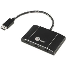 SIIG Triple 4K DisplayPort 1.4 to 2 DP & HDMI MST Hub Splitter