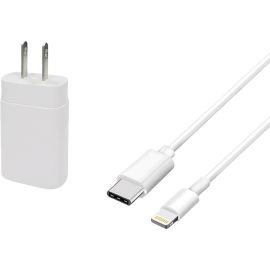 4XEM 6FT iPhone Compatible Charger Combo Kit (White) - MFi Certified