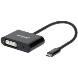 USB-C TO DVI CONVERTER WITH PD PORT