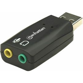 MANHATTAN HI-SPEED USB 2.0 3-D SOUND ADAPTER IMPROVES AUDIO ACCESS AND PERFORMAN