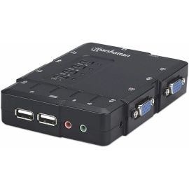 4-PORT COMPACT KVM SWITCH